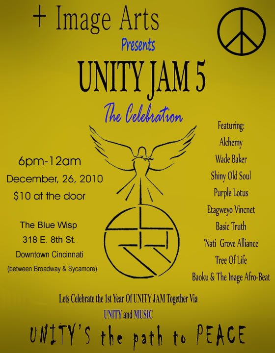 Unity Music Poster - Cincy Unity Jam
